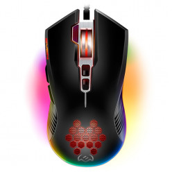 SVEN RX-G850 RGB Gaming, Optical Mouse, 500-6400 dpi, 7+1 buttons (scroll wheel),  DPI switching modes, USB